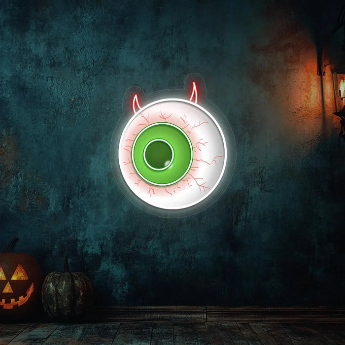 Eyeball Halloween Neon Sign | Indoor | Wall Mounting