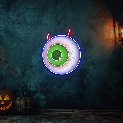 Eyeball Halloween Neon Sign | Indoor | Wall Mounting
