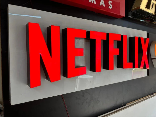 Aluminum channel letters illuminated sign for business branding