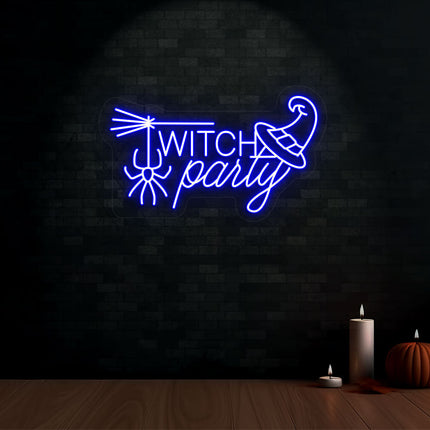 Witch Party Neon Sign | Indoor | Wall Mounting