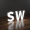 SW face-lit (Trimless) channel letters ON