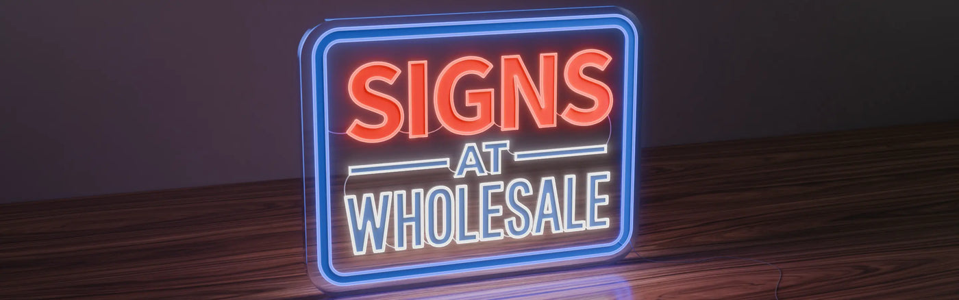 Signs At Wholesale UV print x LED neon sign