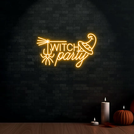 Witch Party Neon Sign | Indoor | Wall Mounting