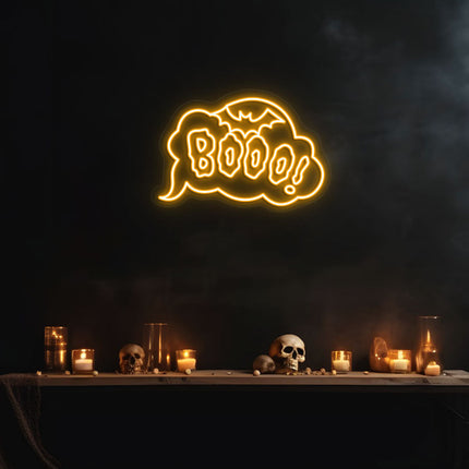 Spooky Booo Neon Sign | Indoor | Wall Mounting