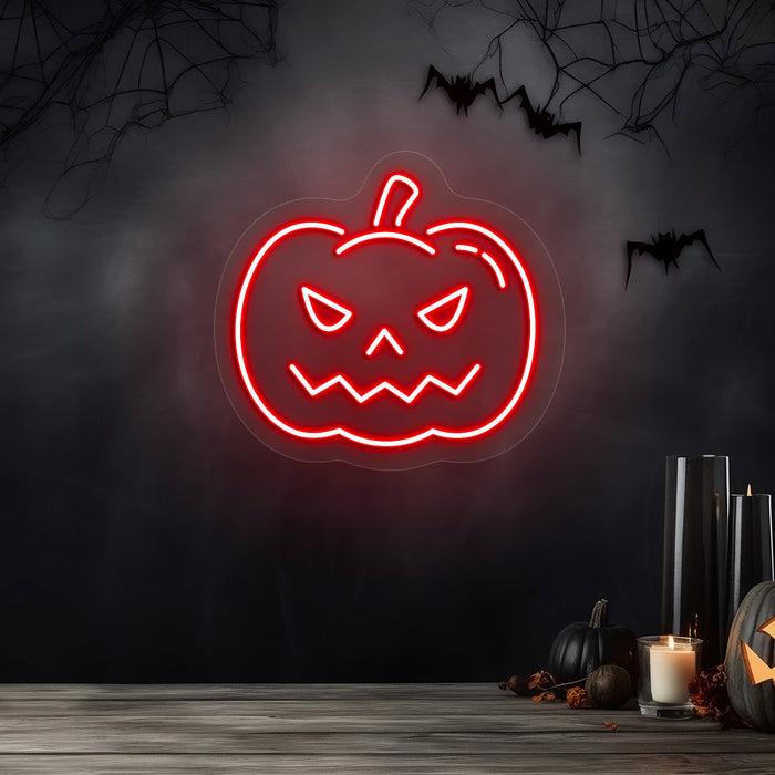 Pumpkin Neon Sign | Indoor | Wall Mounting