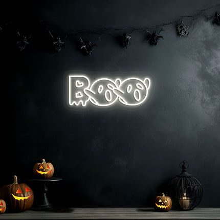 Boo With Ghouls Neon Sign | Indoor | Wall Mounting