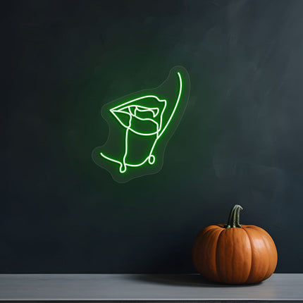 Dracula Mouth Neon Sign | Indoor | Wall Mounting