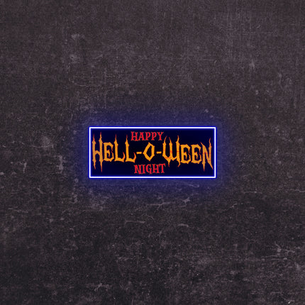 Hell-O-Ween Neon Artwork | Indoor | Wall Mounting