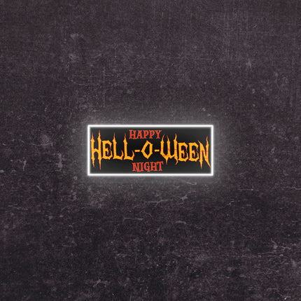 Hell-O-Ween Neon Artwork | Indoor | Wall Mounting