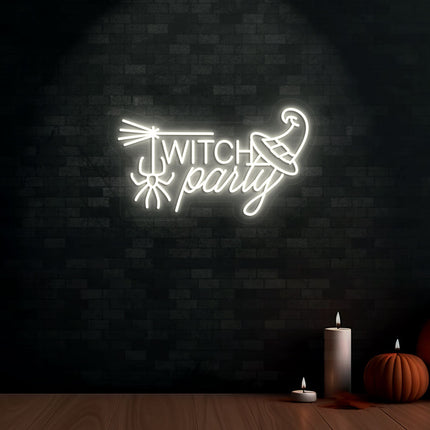 Witch Party Neon Sign | Indoor | Wall Mounting